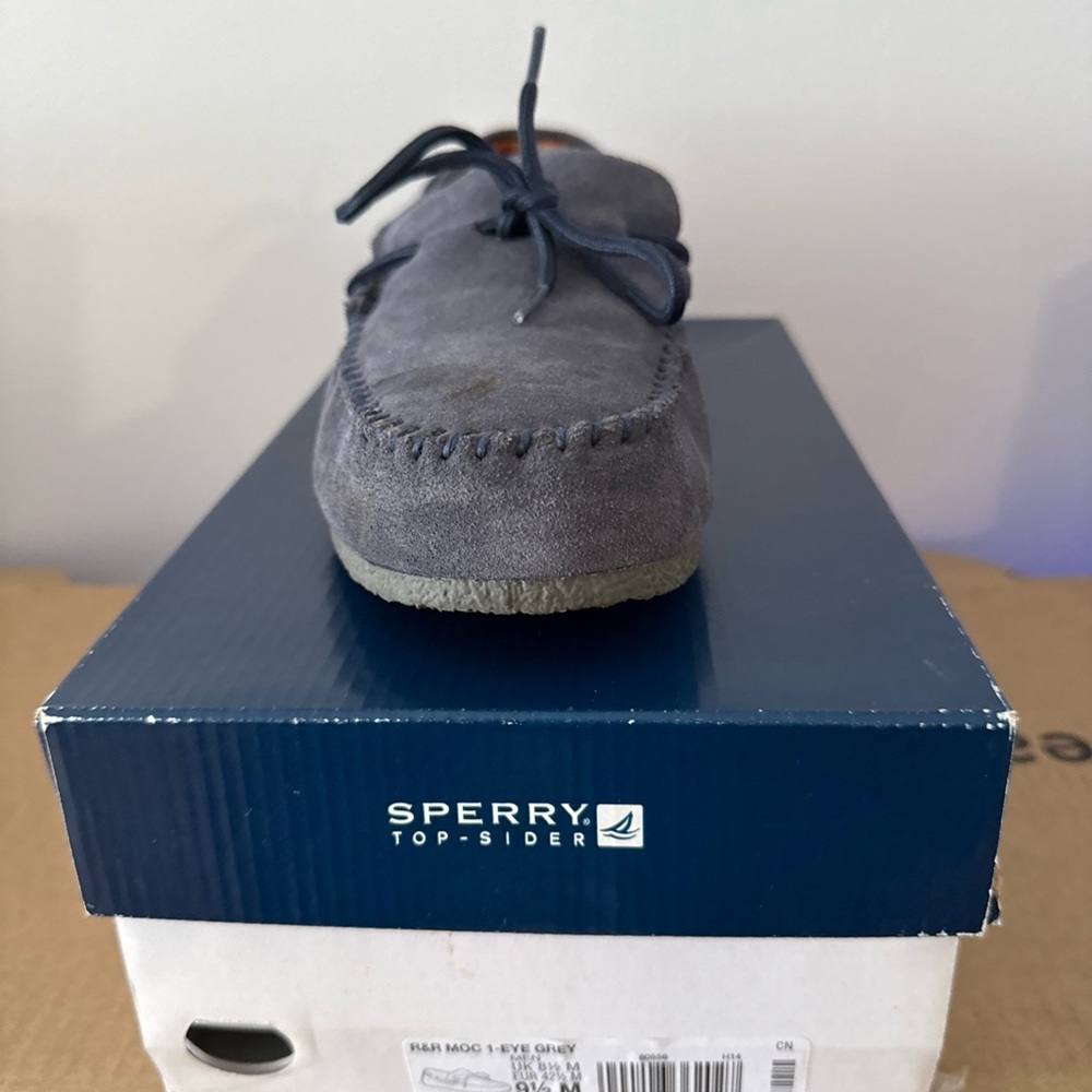 Sperry Men's Gray Moccasin Shoes